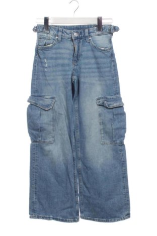 Dětské džíny  H&M, Velikost 9-10y/ 140-146 cm, Barva Modrá, Cena  395,00 Kč, #137788428