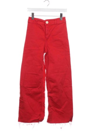 Blugi pentru copii Zara, Mărime 12-13y/ 158-164 cm, Culoare Roșu, Preț 47,24 Lei, #137768981