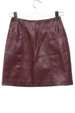 Fustă de piele About You, Mărime XXS, Culoare Roșu, Preț 36,74 Lei, #137756113
