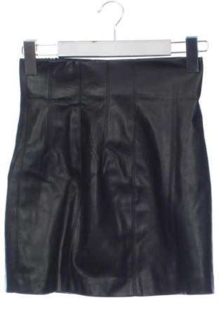 Кожена пола Zara, Размер XS, Цвят Черен, Цена 35,00 €, #137772998