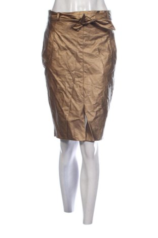 Fustă de piele Valerio, Mărime M, Culoare Auriu, Preț 51,00 Lei, #137784729