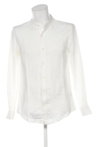 Мъжка риза Zara, Размер M, Цвят Бял, Цена 19,00 €, #137743801