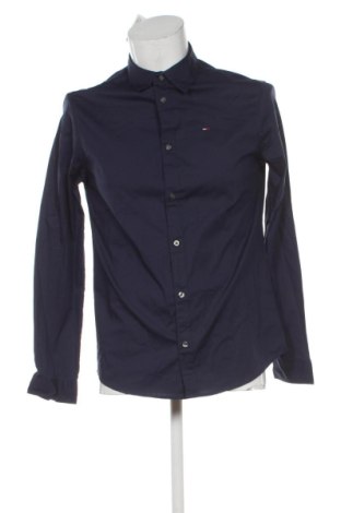 Мъжка риза Tommy Jeans, Размер M, Цвят Син, Цена 85,01 €, #137788213