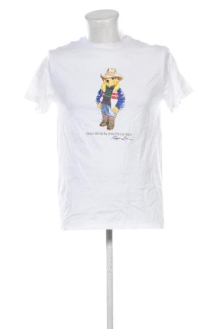 Мъжка тениска Ralph Lauren, Размер M, Цвят Бял, Цена 46,00 €, #137763998
