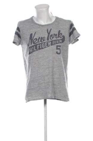 Herren Shirt Hilfiger Denim, Größe L, Farbe Grau, Preis 21,00 €, #137770494