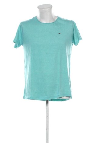 Męski T-shirt Tommy Hilfiger, Rozmiar XL, Kolor Niebieski, Cena 71,97 zł, #137795883