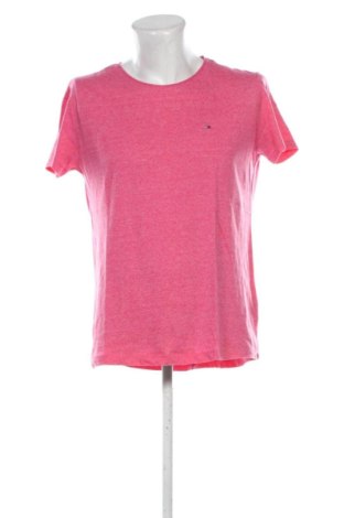 Męski T-shirt Tommy Hilfiger, Rozmiar XL, Kolor Różowy, Cena 71,97 zł, #137795902