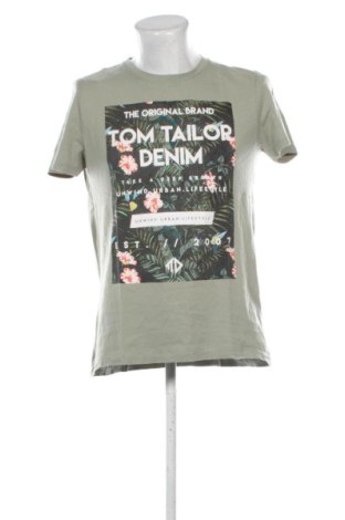 Męski T-shirt Tom Tailor, Rozmiar L, Kolor Zielony, Cena 33,87 zł, #137795944