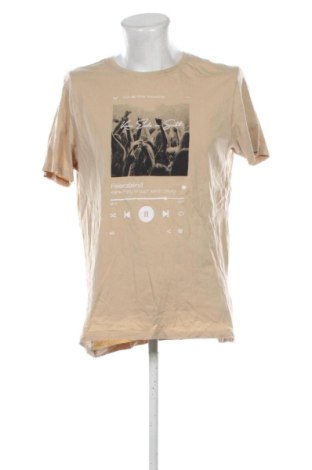 Męski T-shirt Much More, Rozmiar XL, Kolor Beżowy, Cena 42,34 zł, #137796988