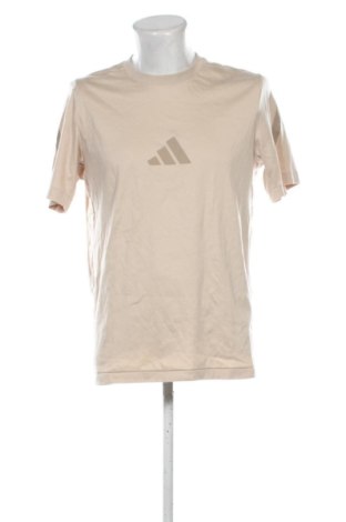 Męski T-shirt Adidas, Rozmiar L, Kolor Beżowy, Cena 142,99 zł, #137797153