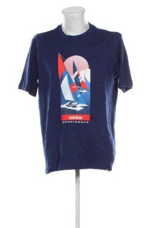 Pánské tričko  Adidas, Velikost L, Barva Modrá, Cena  809,00 Kč, #137798012