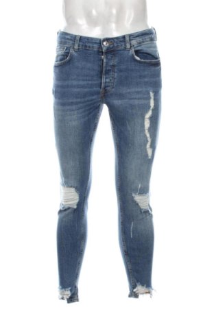 Blugi de bărbați Zara, Mărime M, Culoare Albastru, Preț 73,49 Lei, #137797908