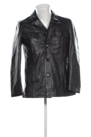 Мъжко кожено яке Unbranded, Размер M, Цвят Черен, Цена 55,00 €, #137780199