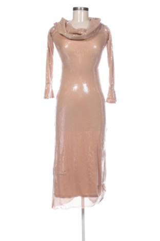 Rochie SHEIN, Mărime XS, Culoare Bej, Preț 157,47 Lei, #137792450