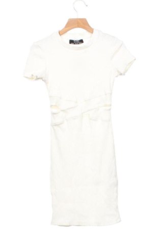 Rochie Bershka, Mărime XS, Culoare Ecru, Preț 94,48 Lei, #137754367