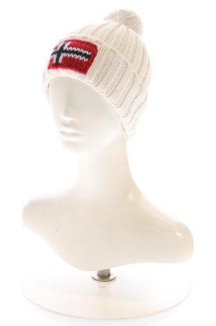 Czapka Napapijri, Kolor ecru, Cena 148,47 zł, #137768229