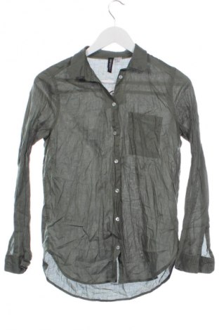 Γυναικείο πουκάμισο H&M Divided, Μέγεθος XS, Χρώμα Πράσινο, Τιμή 1,99 €