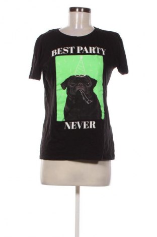 Дамска тениска Sinsay, Размер M, Цвят Черен, Цена 2,04 €