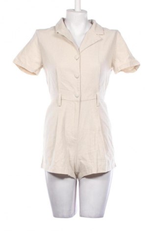 Kurzer Damenoverall Simplee, Größe M, Farbe Beige, Preis € 6,99