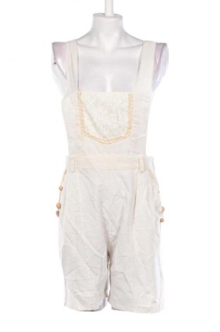Kurzer Damenoverall Unbranded, Größe M, Farbe Ecru, Preis 9,99 €