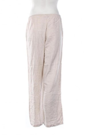 Pantaloni de femei Bershka, Mărime M, Culoare Bej, Preț 88,99 Lei