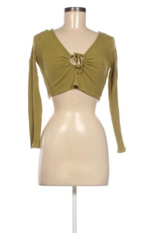 Дамски пуловер Pull&Bear, Размер M, Цвят Зелен, Цена 11,32 €