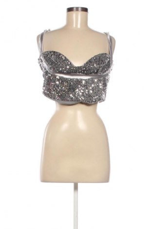 Top de femei SHEIN, Mărime XL, Culoare Gri, Preț 36,99 Lei