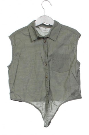 Детска риза H&M, Размер 7-8y/ 128-134 см, Цвят Зелен, Цена 2,04 €