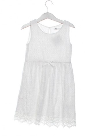 Dziecięca sukienka H&M, Rozmiar 5-6y/ 116-122 cm, Kolor Biały, Cena 21,99 zł