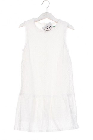 Dziecięca sukienka United Colors Of Benetton, Rozmiar 7-8y/ 128-134 cm, Kolor Biały, Cena 45,95 zł