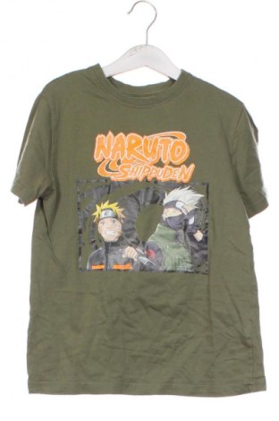 Dziecięcy T-shirt  Naruto Shippuden, Rozmiar 7-8y/ 128-134 cm, Kolor Zielony, Cena 22,47 zł