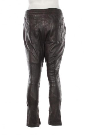 Panteloni din piele pentru bărbați Tigha, Mărime XL, Culoare Gri, Preț 442,99 Lei