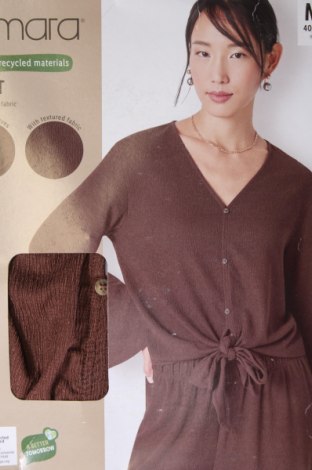 Bluză de femei Esmara, Mărime M, Culoare Maro, Preț 83,00 Lei, #137793831
