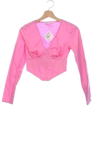 Bluză de femei Bershka, Mărime S, Culoare Roz, Preț 51,00 Lei, #137793861