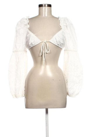 Dámska blúza Bershka, Veľkosť M, Farba Biela, Cena  9,72 €, #137800267