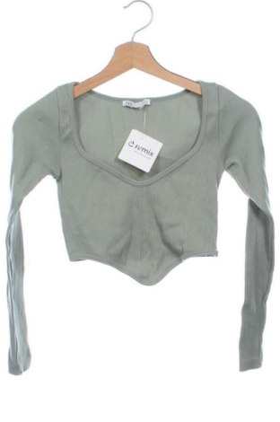 Bluză de femei Zara, Mărime XXS, Culoare Verde, Preț 73,49 Lei, #137803754
