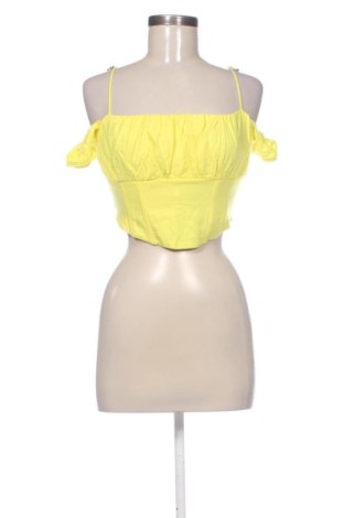 Bluză de femei Bershka, Mărime S, Culoare Galben, Preț 52,49 Lei, #137805651