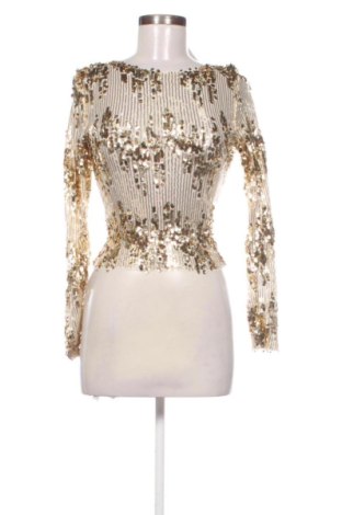 Bluză de femei Stradivarius, Mărime XS, Culoare Auriu, Preț 52,49 Lei, #137812896