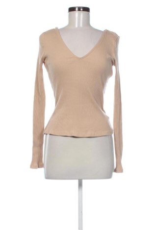 Bluză de femei NA-KD, Mărime S, Culoare Bej, Preț 91,75 Lei, #137823984