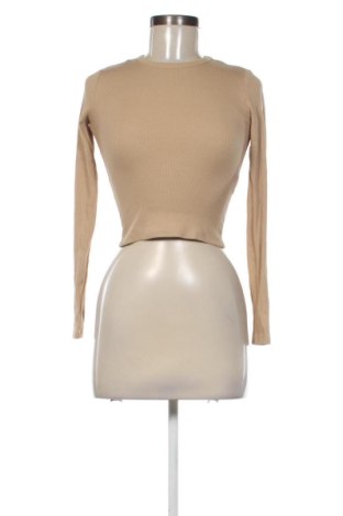 Bluză de femei Bershka, Mărime XS, Culoare Bej, Preț 52,49 Lei, #137838629