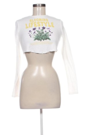 Bluză de femei Bershka, Mărime S, Culoare Ecru, Preț 52,49 Lei, #137845912