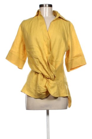 Bluzka damska Zara, Rozmiar L, Kolor Żółty, Cena 43,55 zł, #137860816