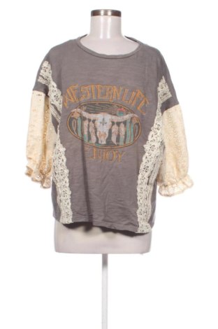 Bluză de femei SHEIN, Mărime XL, Culoare Gri, Preț 50,84 Lei, #137862463