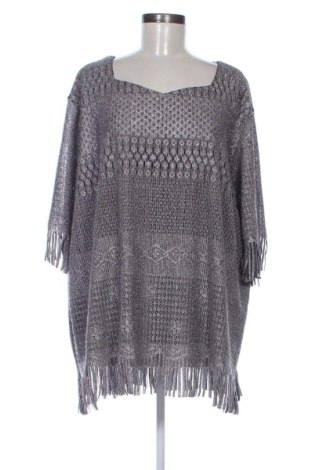 Γυναικεία μπλούζα Unbranded, Μέγεθος 4XL, Χρώμα Ασημί, Τιμή 12,00 €, #137826389