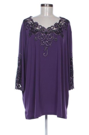 Bluză de femei Unbranded, Mărime 4XL, Culoare Mov, Preț 68,24 Lei, #137827055