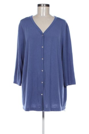 Damski kardigan Helena Vera, Rozmiar 3XL, Kolor Niebieski, Cena 89,00 zł, #137809742