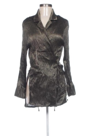 Cardigan de damă Zara, Mărime M, Culoare Auriu, Preț 75,99 Lei, #137849235