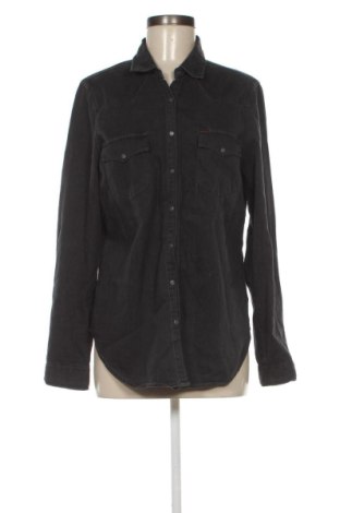 Cămașă de femei Pull&Bear, Mărime L, Culoare Negru, Preț 67,00 Lei, #137799329