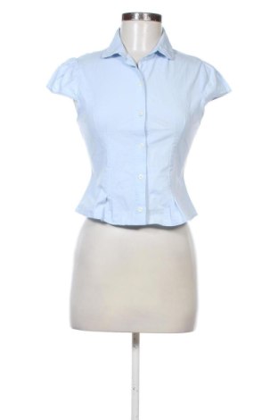 Cămașă de femei Bershka, Mărime S, Culoare Albastru, Preț 68,24 Lei, #137813882