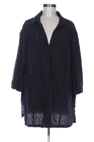 Γυναικείο πουκάμισο Unbranded, Μέγεθος 4XL, Χρώμα Μαύρο, Τιμή 17,00 €, #137827179
